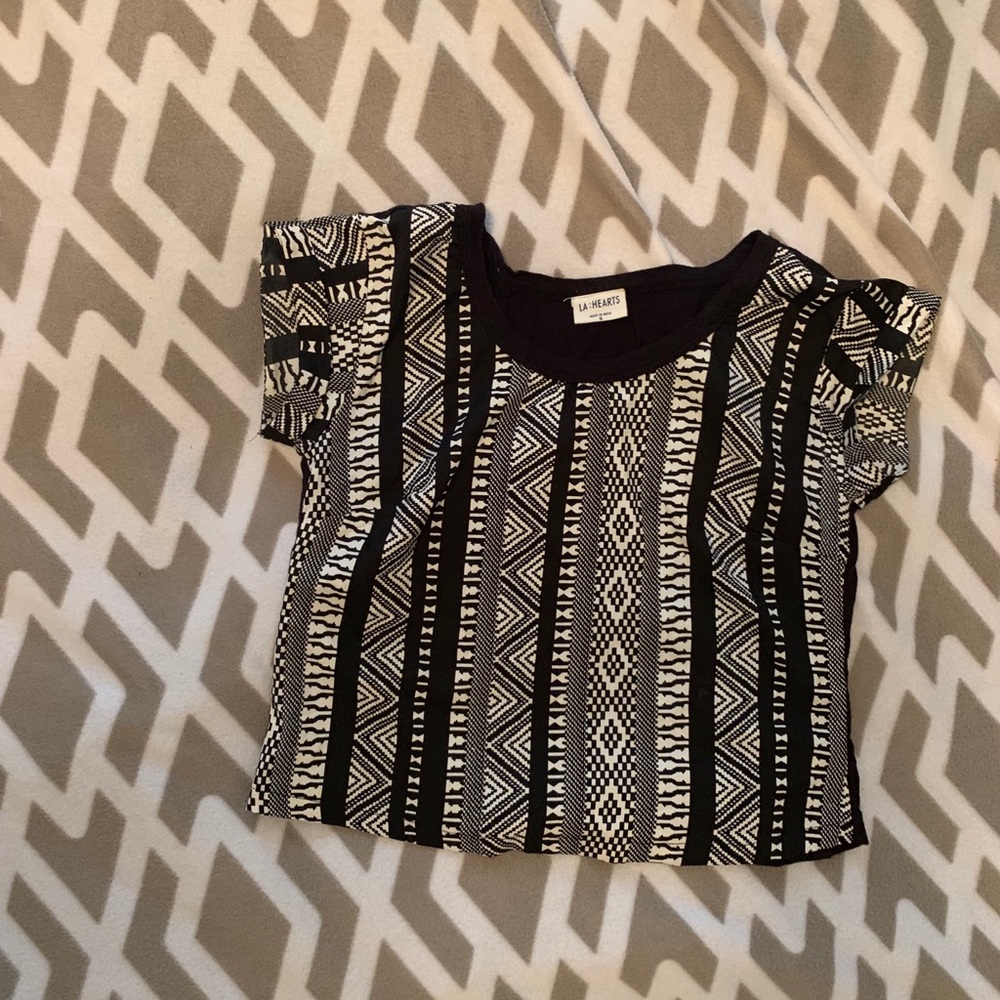 Tribal crop top